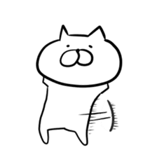 Cat to convey status report sticker #7672198