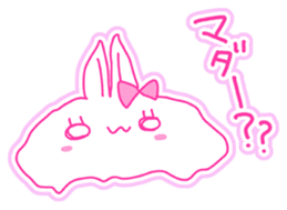 Fluffy rabbit "Honoka" 2 sticker #7672228