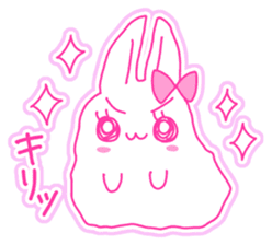 Fluffy rabbit "Honoka" 2 sticker #7672239