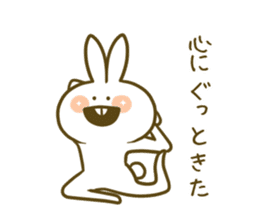 yoga-rabbit sticker #7672295