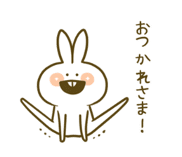 yoga-rabbit sticker #7672296