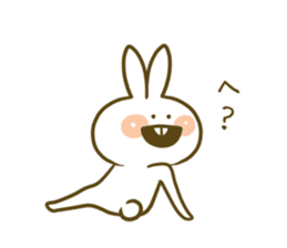 yoga-rabbit sticker #7672323