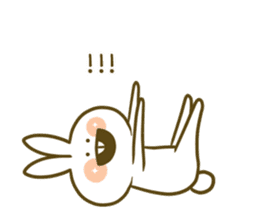 yoga-rabbit sticker #7672326