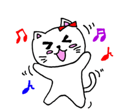 Pretty Hangul Cat sticker #7672862