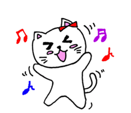 Pretty Hangul Cat sticker #7672862