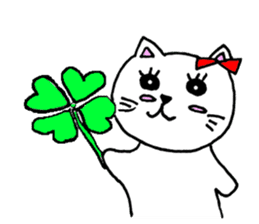 Pretty Hangul Cat sticker #7672864