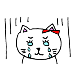 Pretty Hangul Cat sticker #7672865