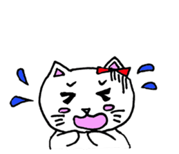 Pretty Hangul Cat sticker #7672867