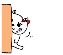 Pretty Hangul Cat sticker #7672883