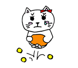Pretty Hangul Cat sticker #7672884