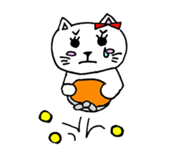Pretty Hangul Cat sticker #7672884