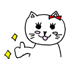 Pretty Hangul Cat sticker #7672886