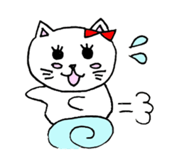 Pretty Hangul Cat sticker #7672888