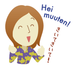 Moi! Finnish Japanese stickers! sticker #7672906