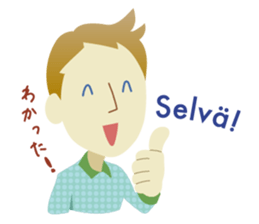 Moi! Finnish Japanese stickers! sticker #7672916