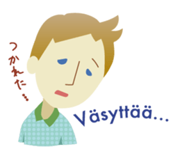 Moi! Finnish Japanese stickers! sticker #7672917