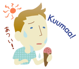 Moi! Finnish Japanese stickers! sticker #7672922