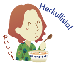 Moi! Finnish Japanese stickers! sticker #7672927