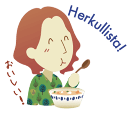 Moi! Finnish Japanese stickers! sticker #7672927