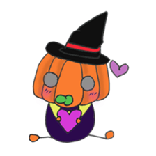 Baby Halloween sticker #7672972