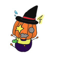 Baby Halloween sticker #7672984