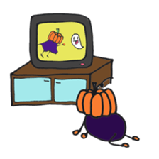 Baby Halloween sticker #7672985