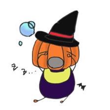 Baby Halloween sticker #7672993