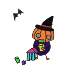 Baby Halloween sticker #7672998