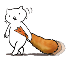 Free time cat 2 sticker #7673257