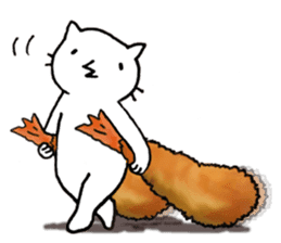 Free time cat 2 sticker #7673258