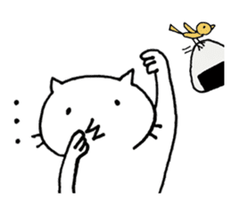Free time cat 2 sticker #7673271