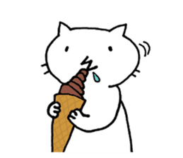Free time cat 2 sticker #7673274