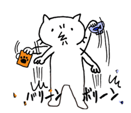 Free time cat 2 sticker #7673287