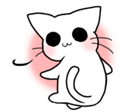 gentle cat 3 sticker #7673720