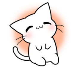 gentle cat 3 sticker #7673725