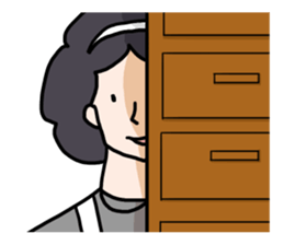 Serious housekeeper sticker #7673824