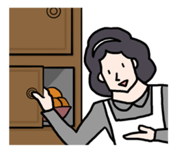 Serious housekeeper sticker #7673833