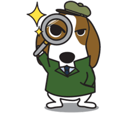 Porjai Beagle Dog Version 2 sticker #7673993