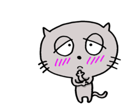 Smile neko sticker #7674665