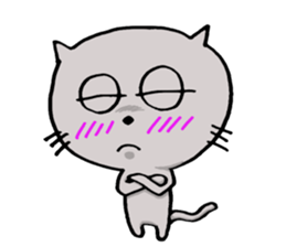 Smile neko sticker #7674689