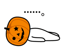 Pumpkin Head sticker #7674707