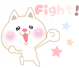 Soft pastel cat there were. sticker #7674892