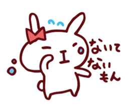 Love emoticons rabbit sticker #7675884