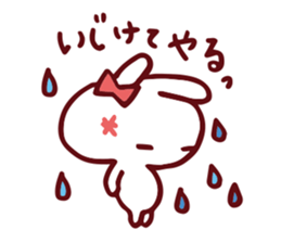 Love emoticons rabbit sticker #7675886