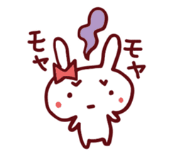 Love emoticons rabbit sticker #7675888