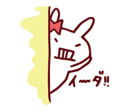 Love emoticons rabbit sticker #7675899