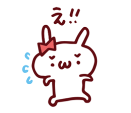 Love emoticons rabbit sticker #7675904