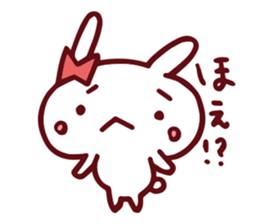 Love emoticons rabbit sticker #7675909