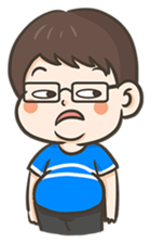 PhaKhi The lazy man sticker #7676267