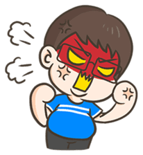 PhaKhi The lazy man sticker #7676294